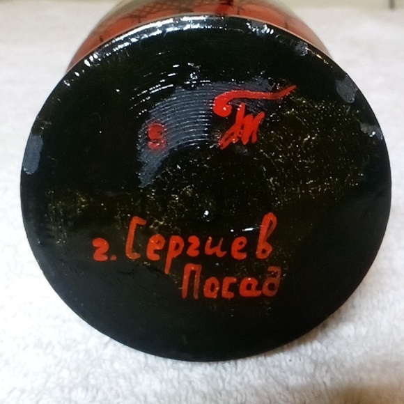 Set of 5(five) Cepzueb Nocag wooden nesting figurines - Picture 2 of 12